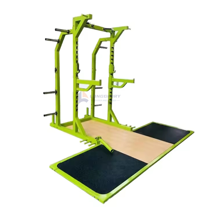 Squat Rack With Weightlifting Platform